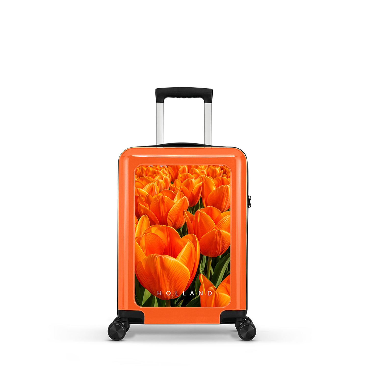 Handbagage koffer - 54 cm - Orange Tulips