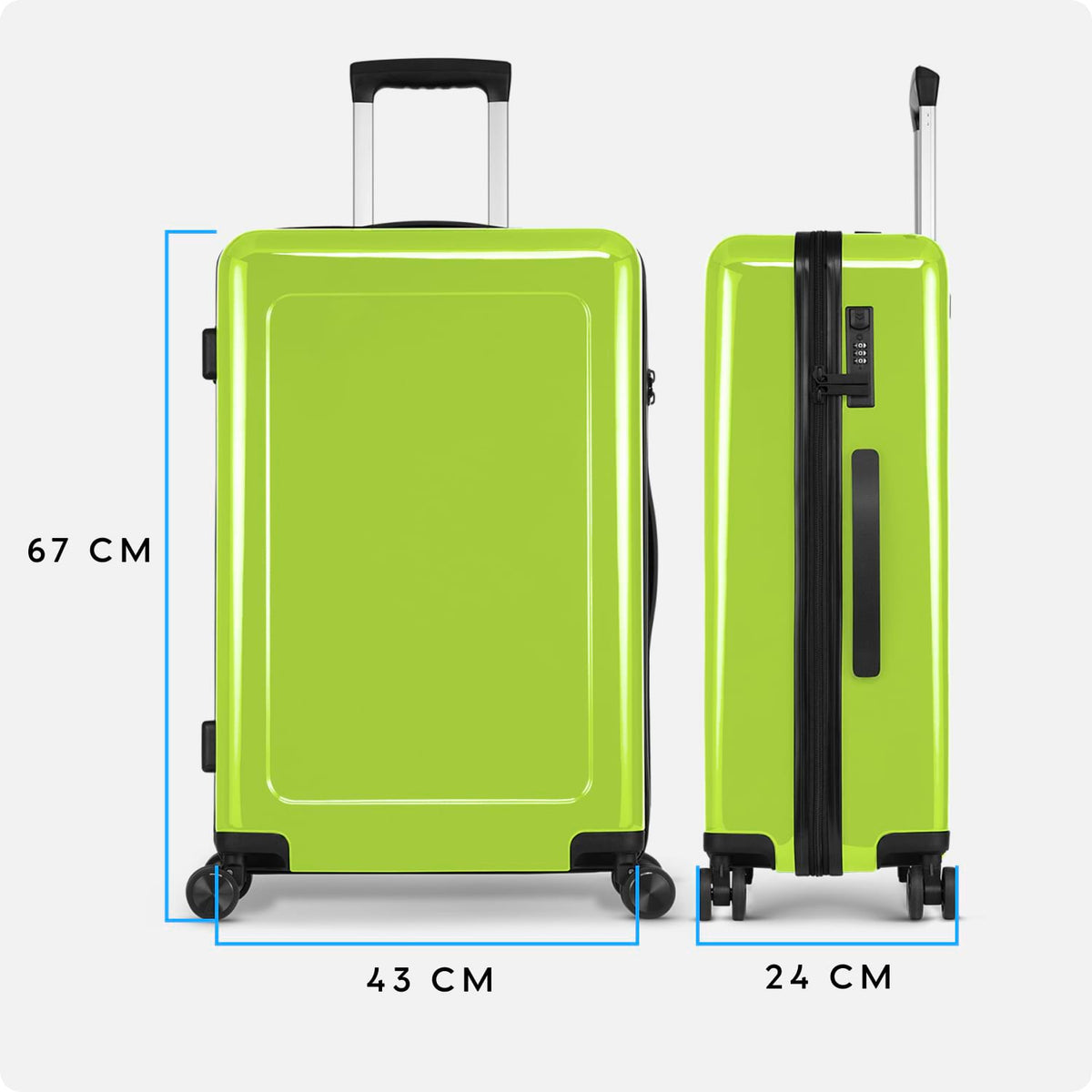 Reiskoffer - 67 cm - Painted Tulips