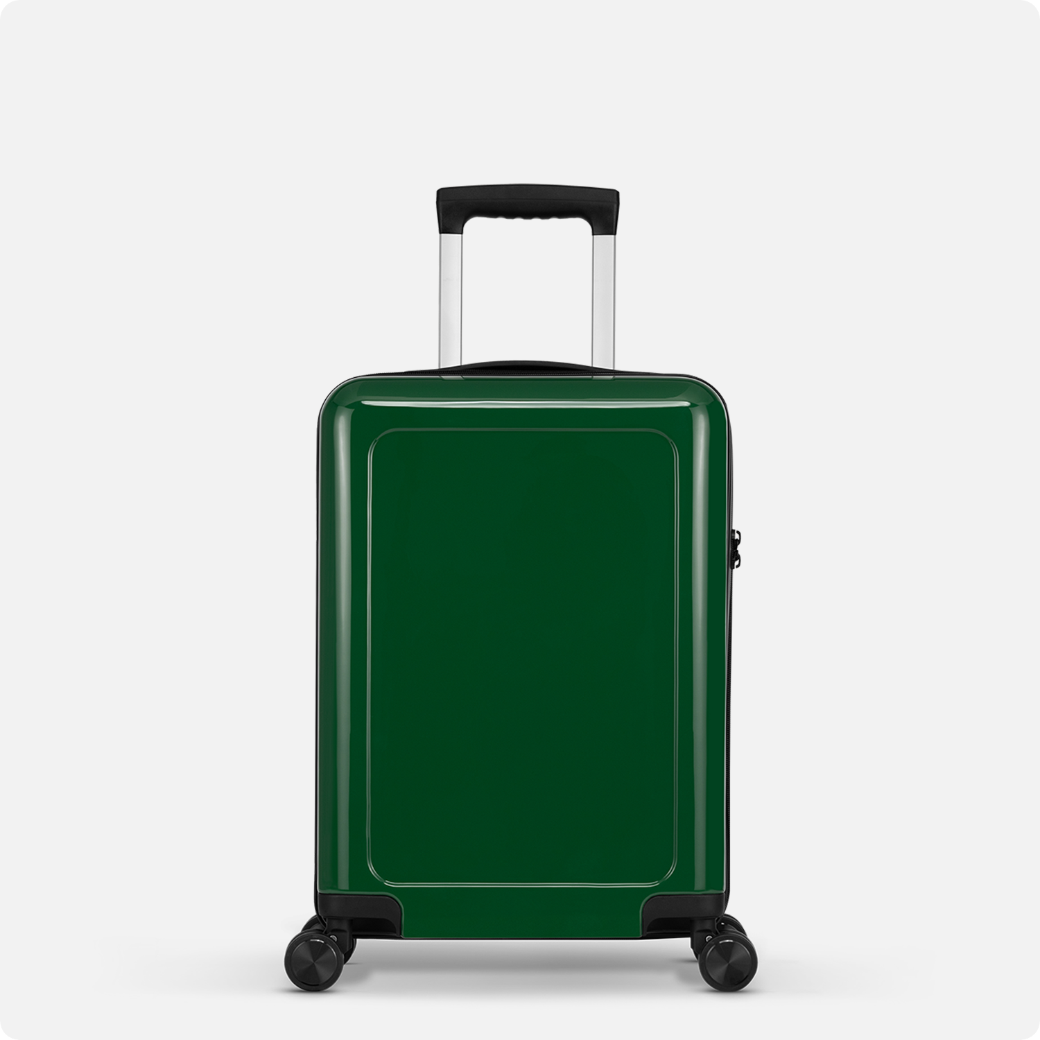 Handbagage koffer - 54 cm - Donkergroen