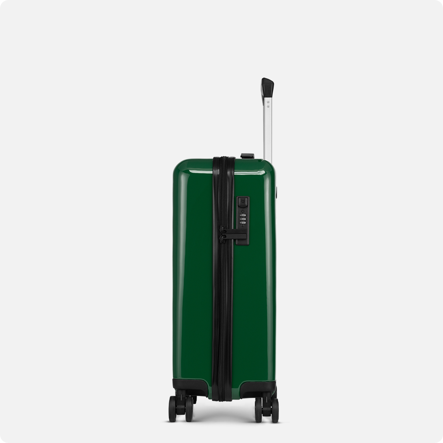 Handbagage koffer - 54 cm - Donkergroen