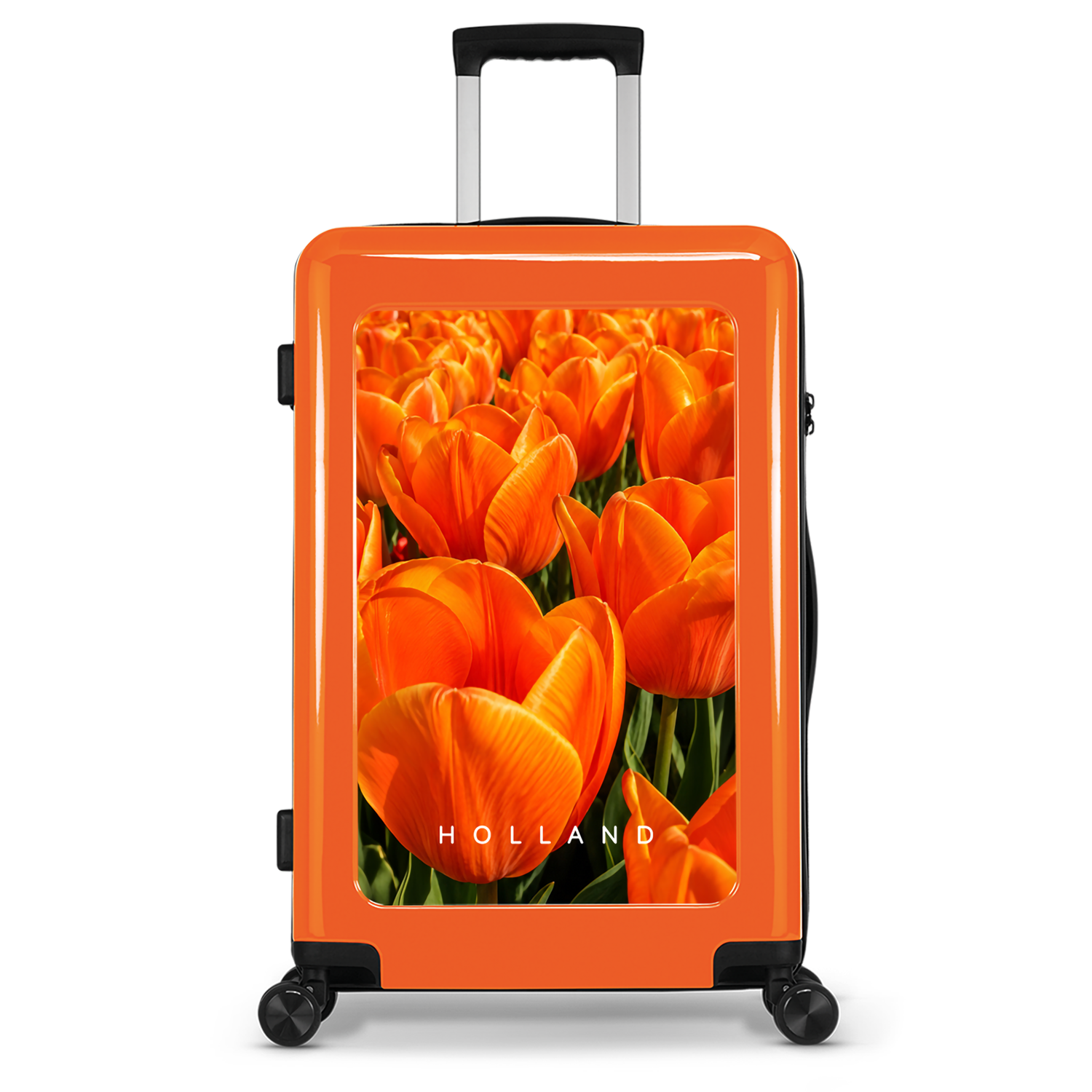 Reiskoffer - 67 cm - Orange Tulips