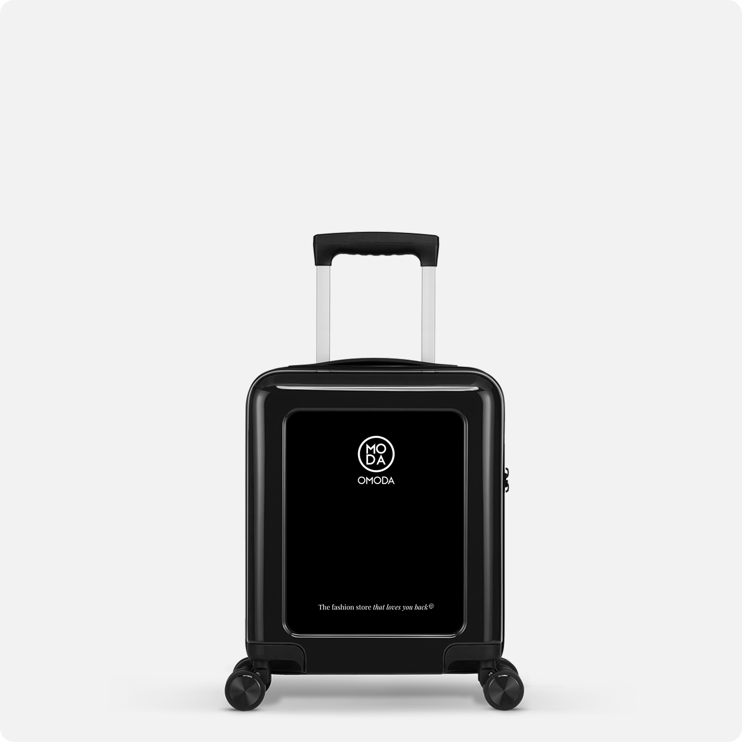 Handgepäckkoffer Mini - 45 cm - Schwarz - Muster