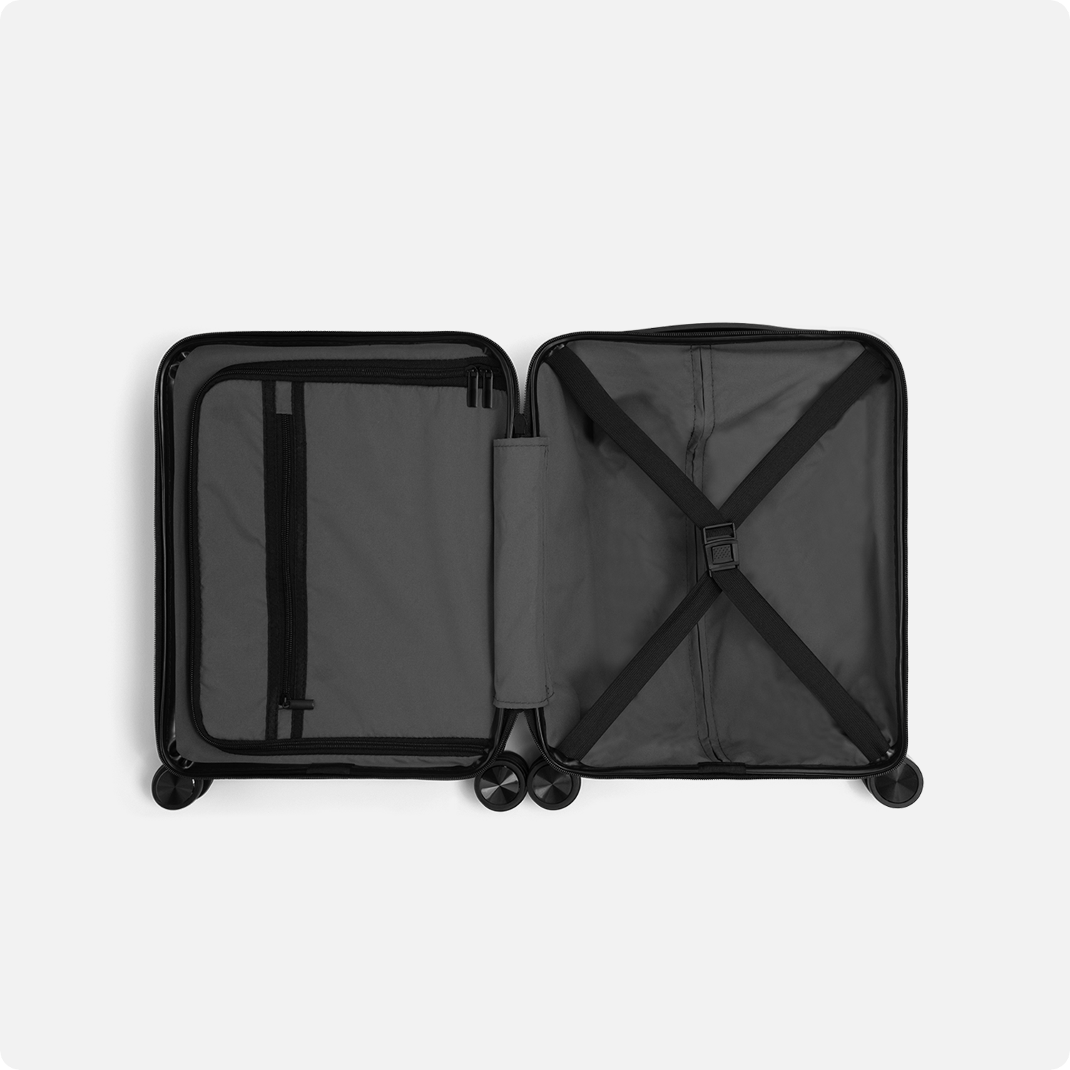 Handgepäckkoffer Mini - 45 cm - Schwarz - Muster