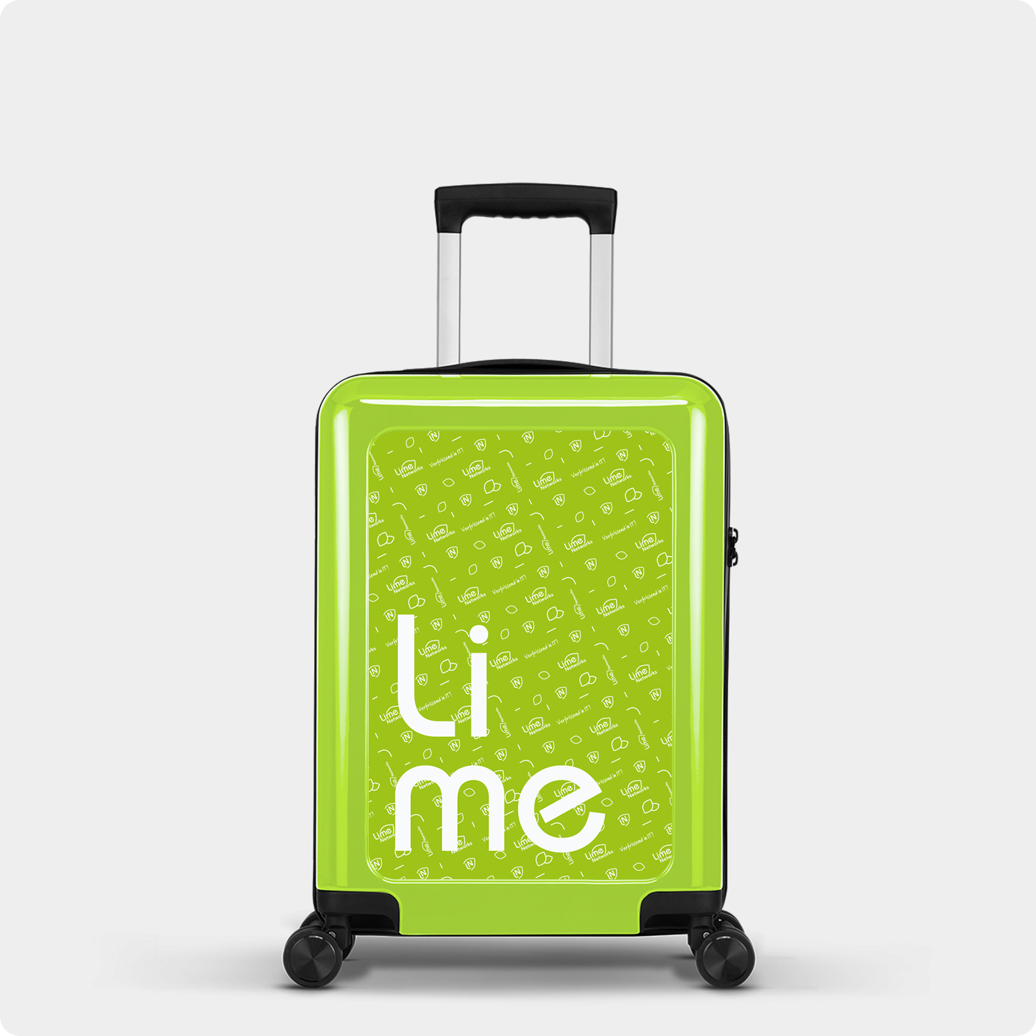 Handbagage koffer - 54 cm - Lichtgroen