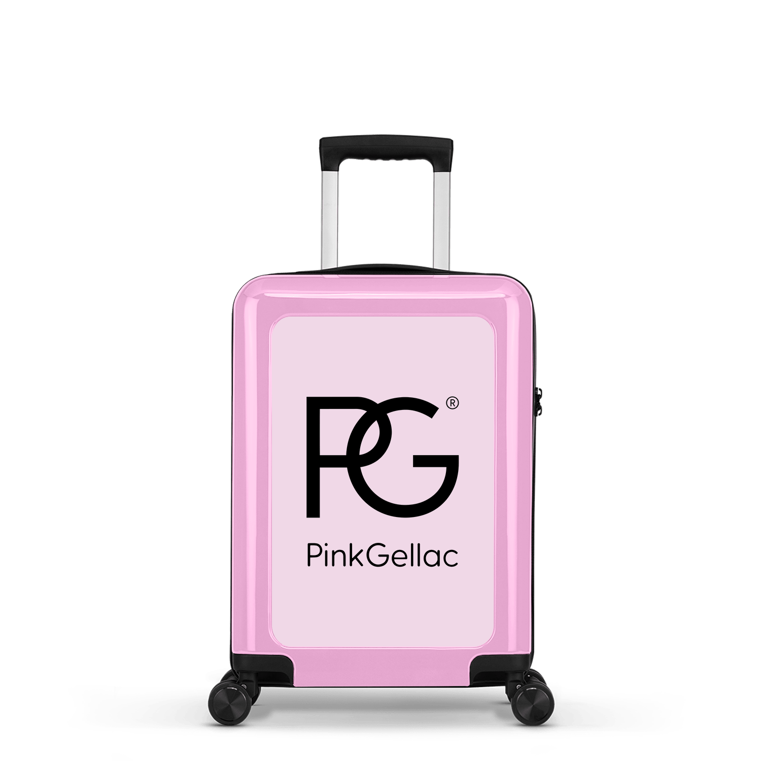 Handbagage koffer - 54 cm - Pink