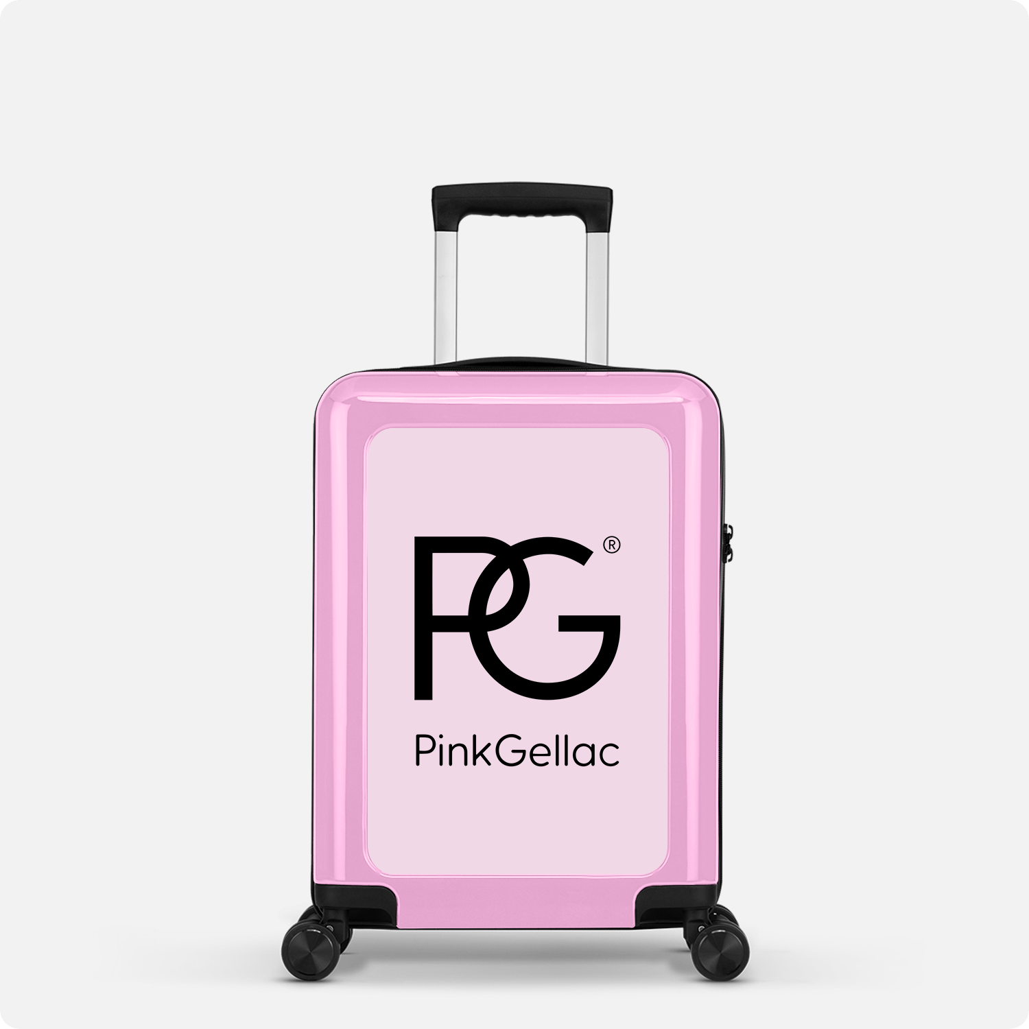 Handbagage koffer - 54 cm - Pink
